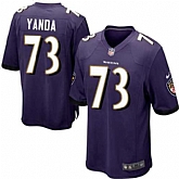 Nike Men & Women & Youth Ravens #73 Marshal Yanda Purple Team Color Game Jersey,baseball caps,new era cap wholesale,wholesale hats
